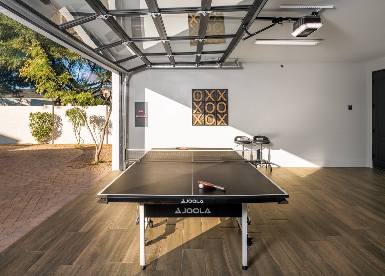 Ping Pong table in game room