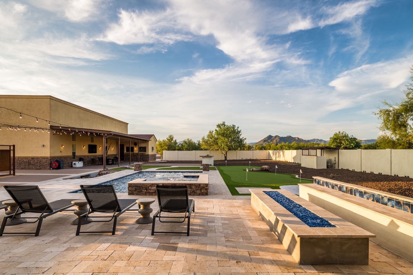 Enjoy the yard with views of Black Mountain