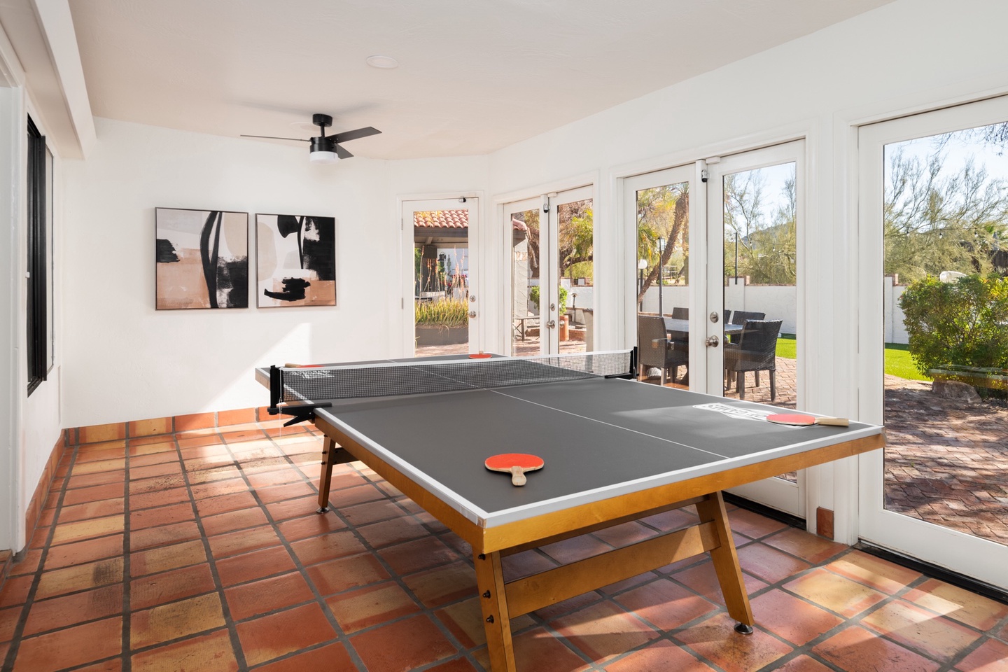 Challenge your friend in ping pong