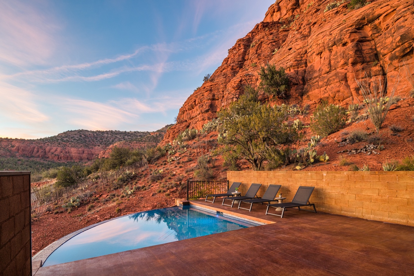 Heated* pool with unforgettable valley-wide views