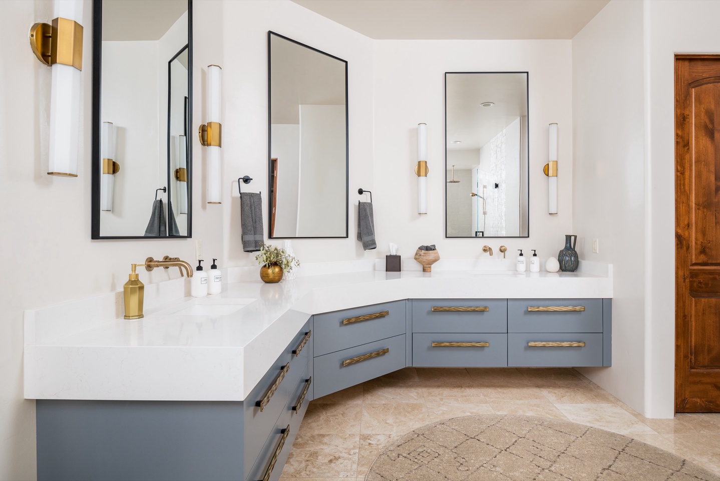 Master bathroom vanities