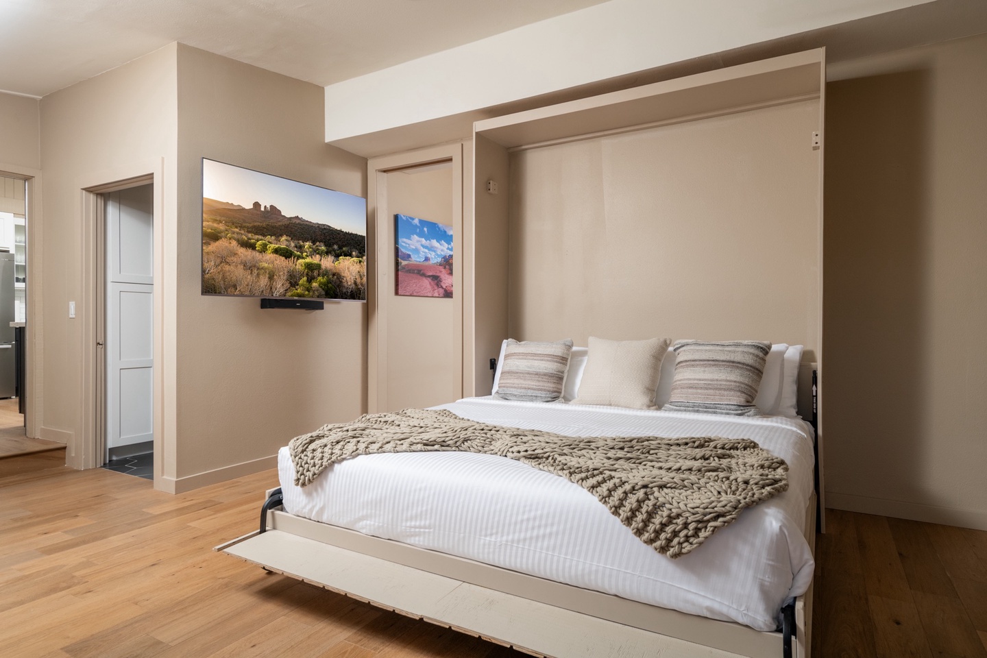 Bedroom 4 - w/ mounted TV