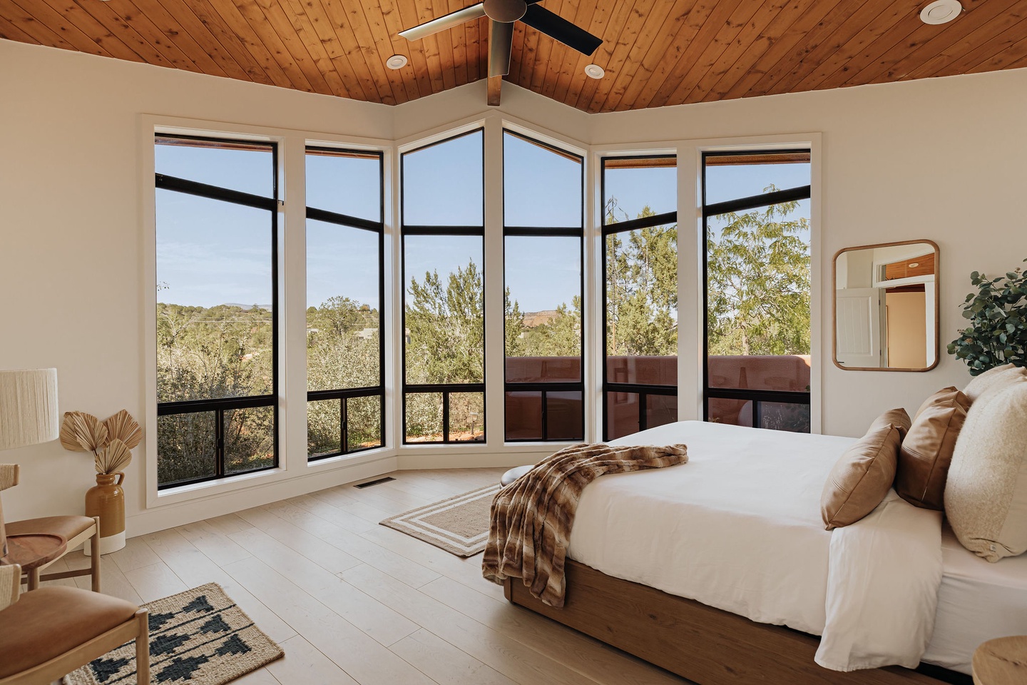 Bedroom with a view!