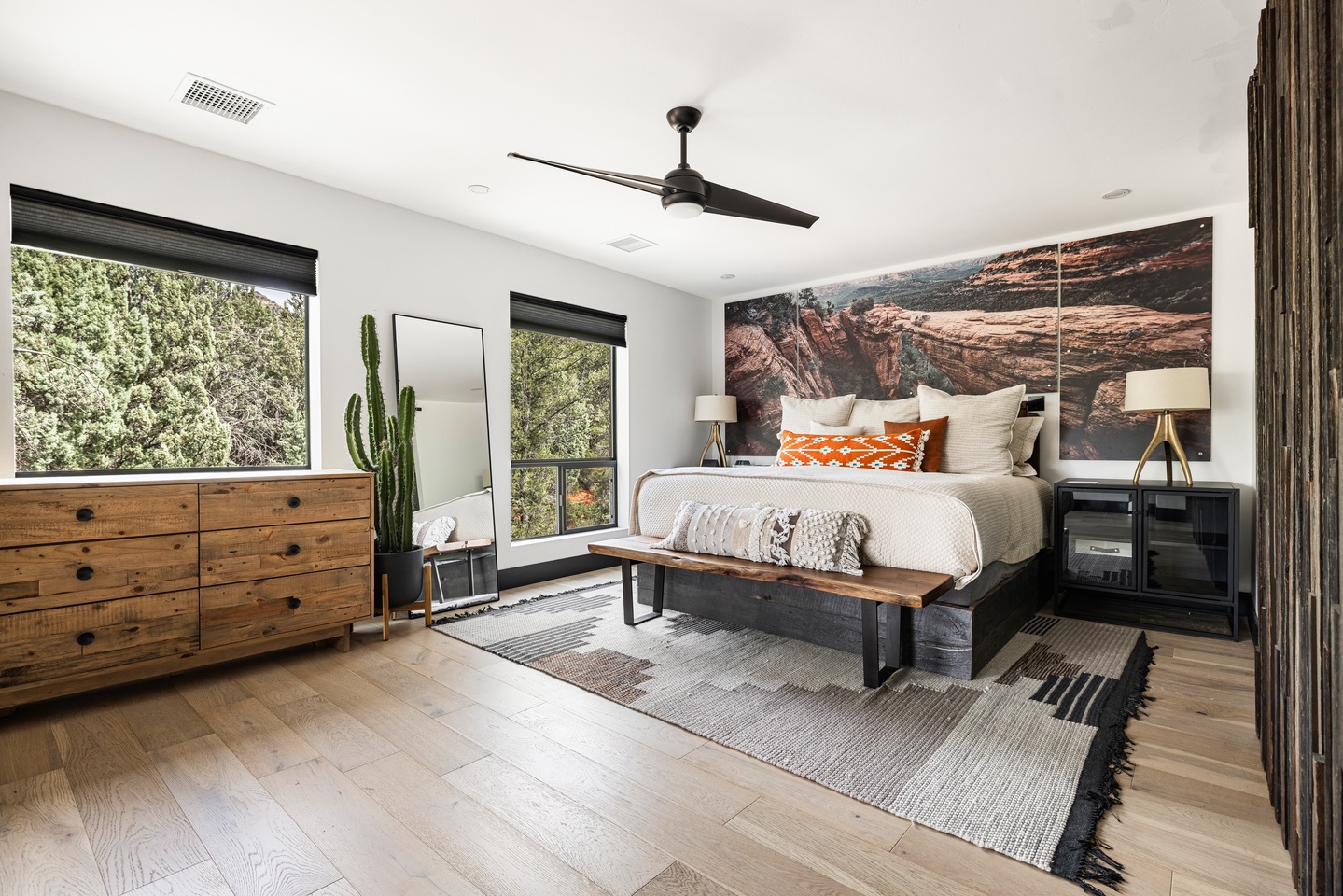Primary bedroom - King bed