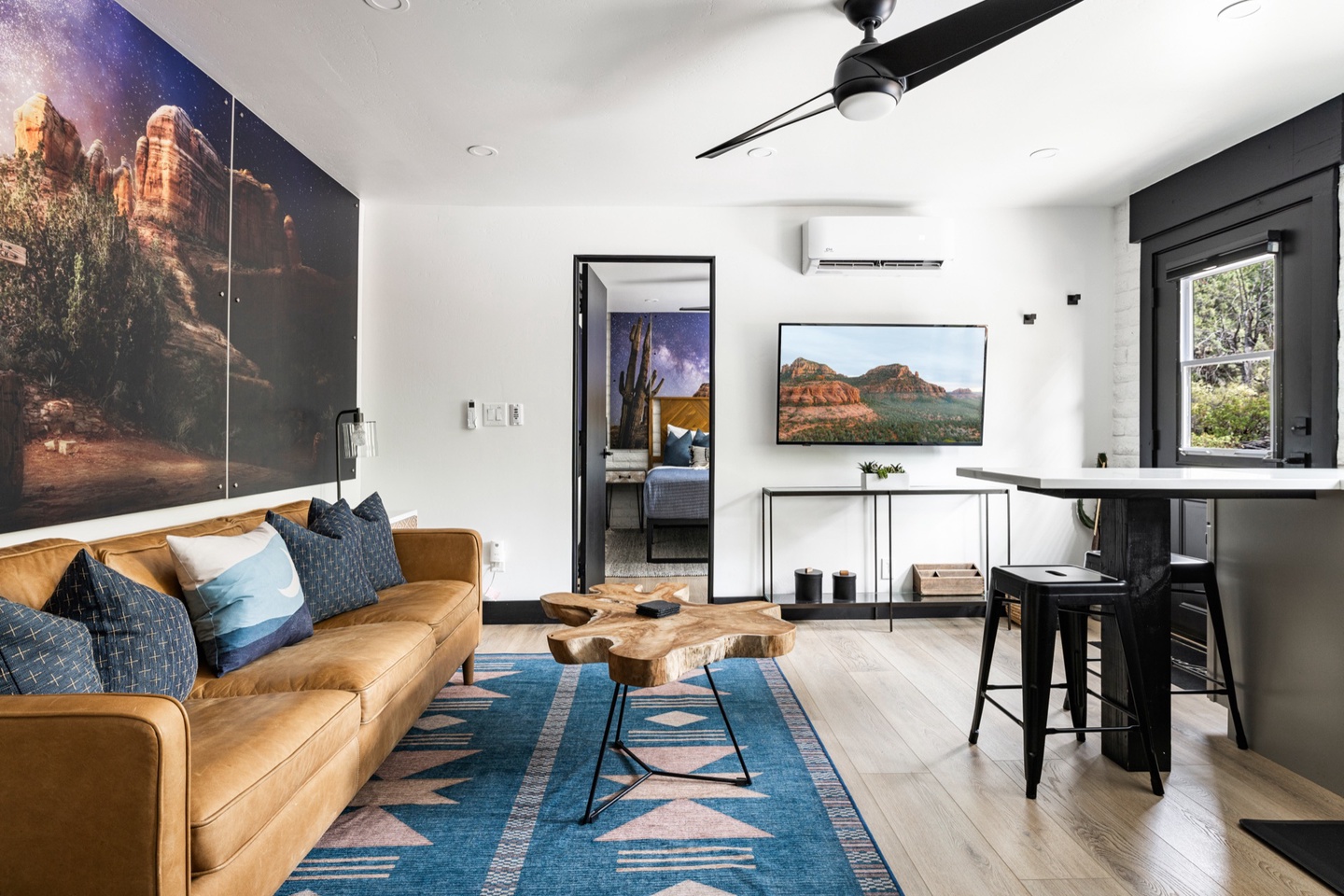 Lower level living room