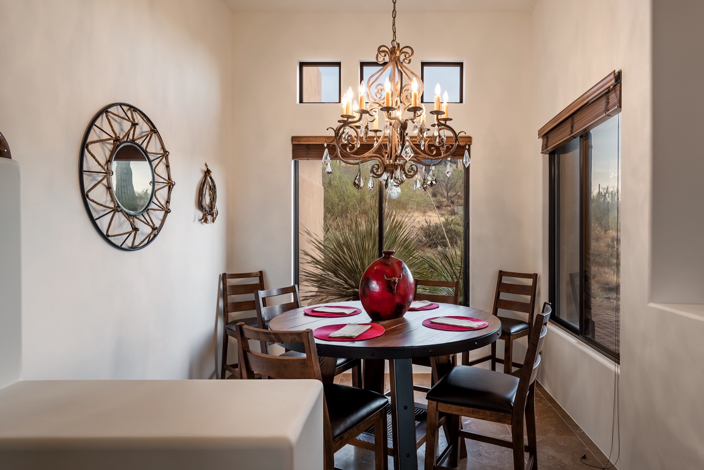 Formal dining area for group meals