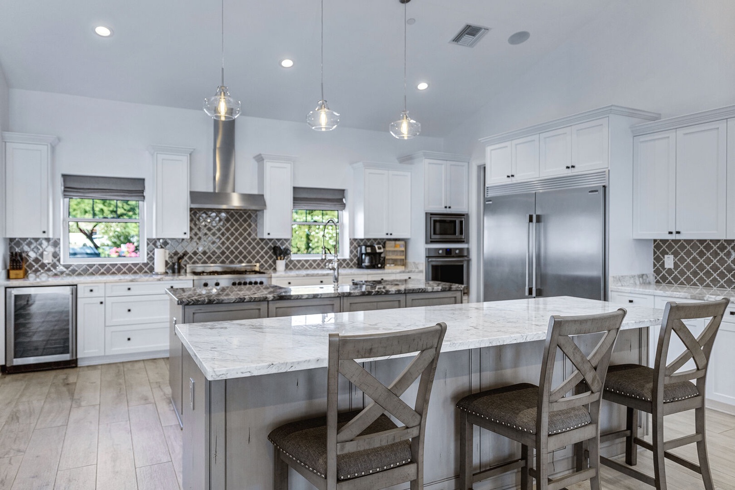 Fully stocked kitchen