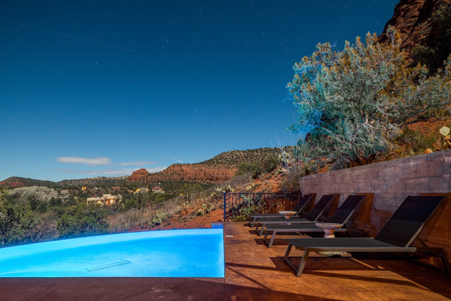 Stargaze in the heated* pool