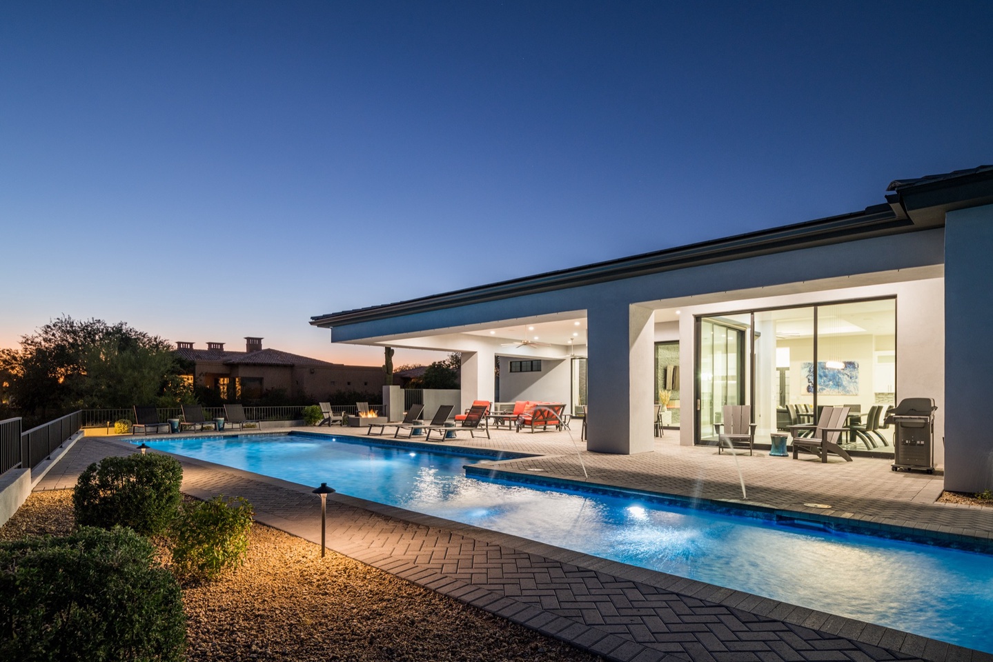 Private pool perfect for swimming and lounging