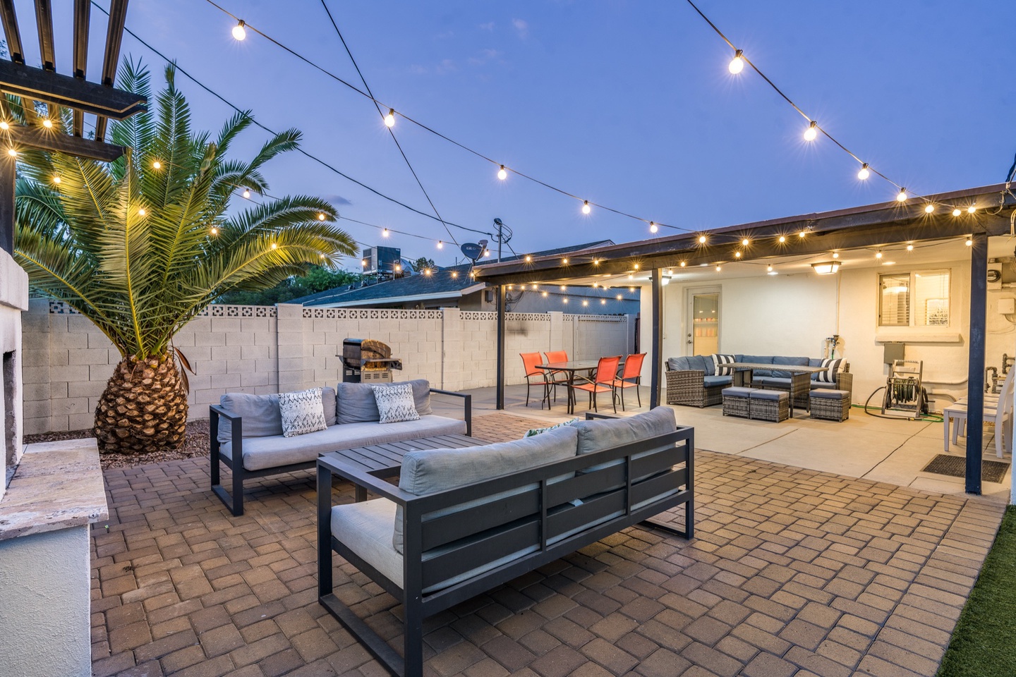 Spacious patio furniture