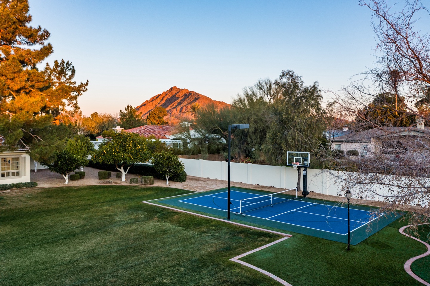 Pickle ball/ basketball court