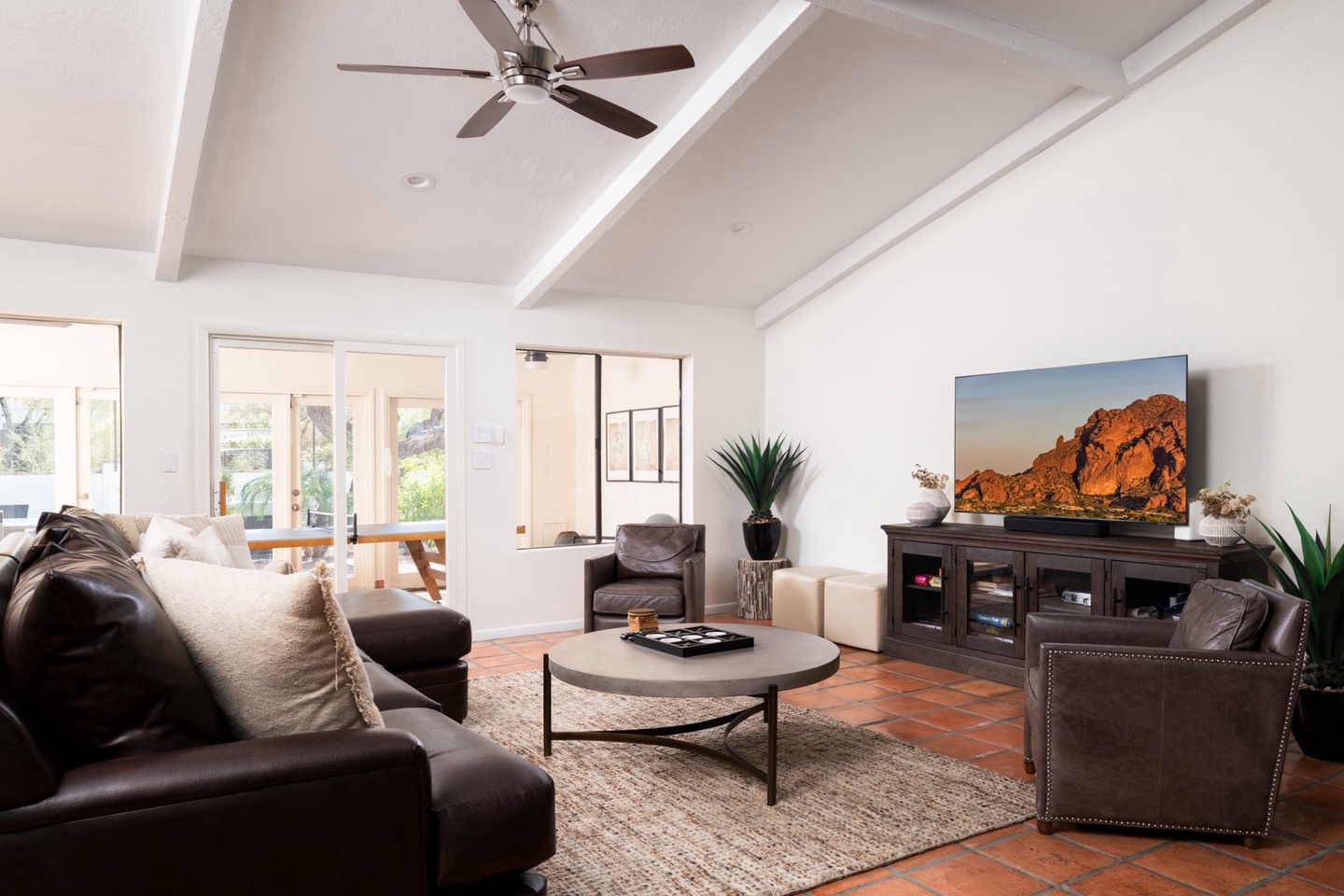 Open concept living room