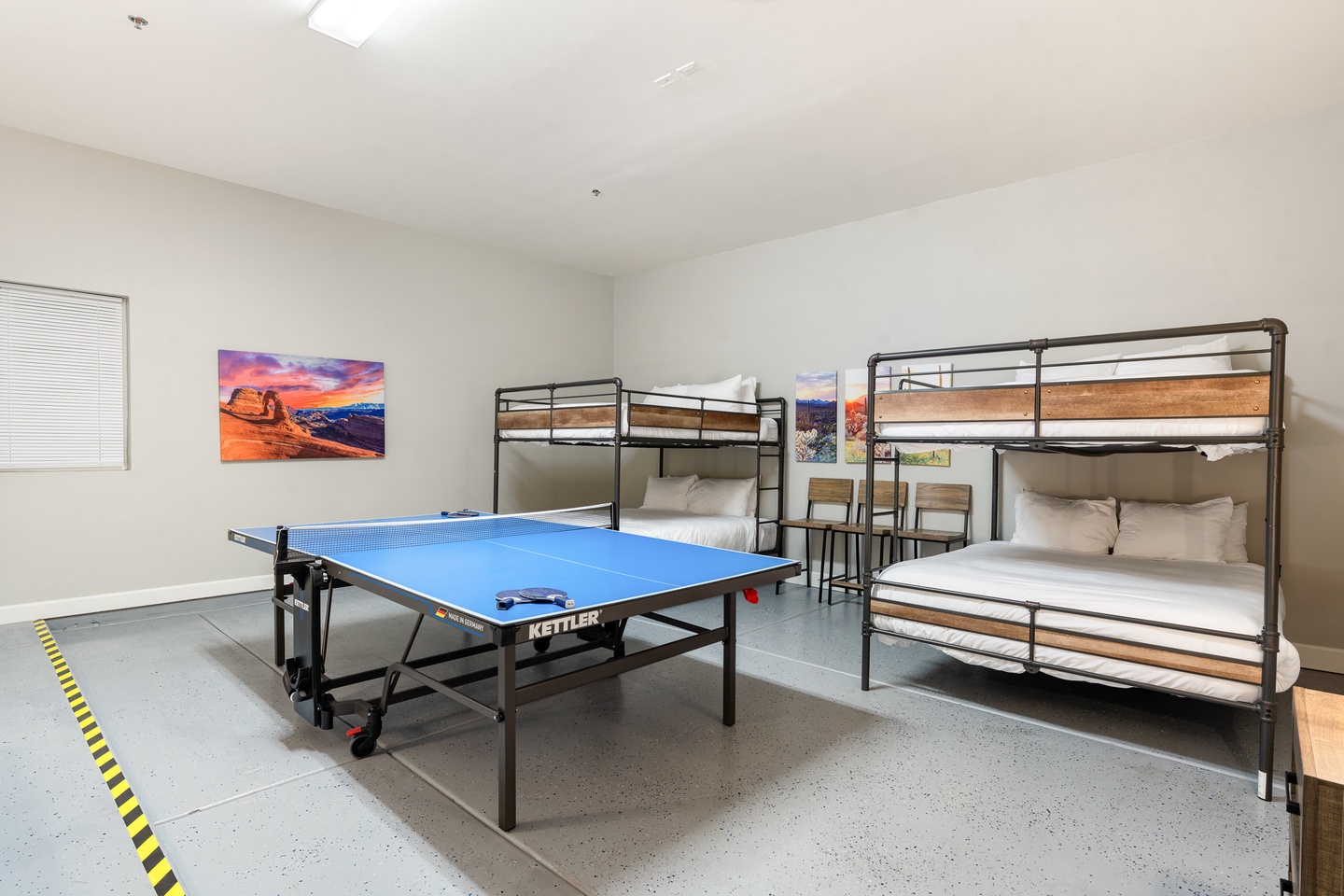 Bedroom 5 (Lower Level) - 2 sets of bunk beds