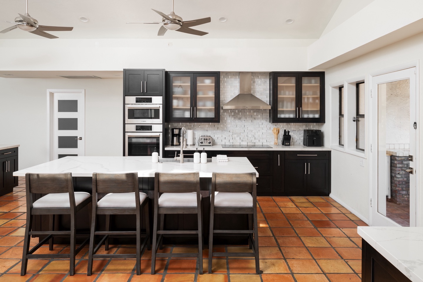 Fully stocked kitchen