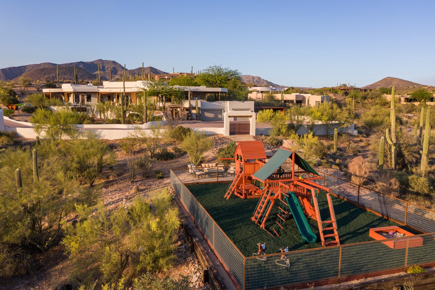 Private playground for the kids