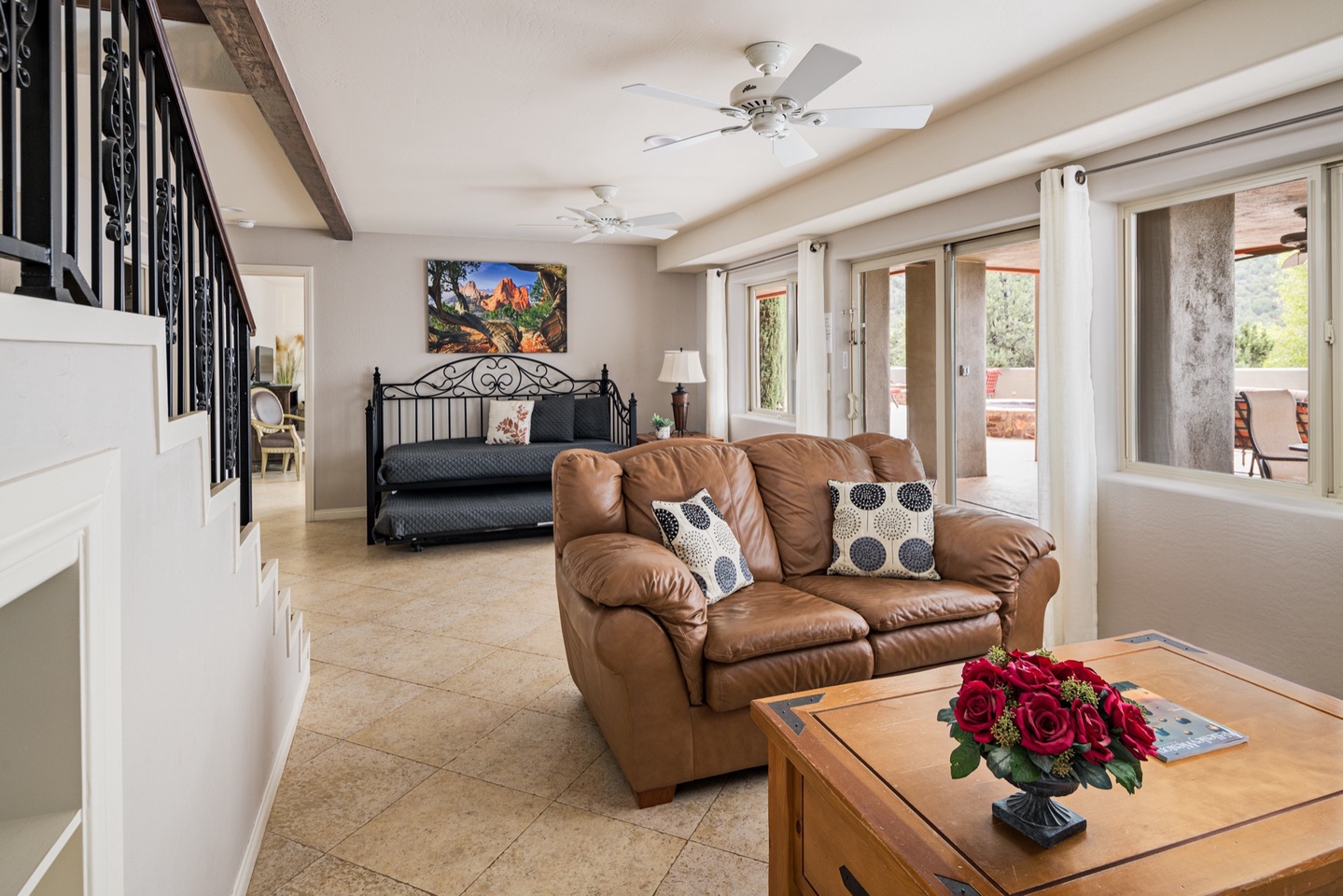 Lower level living room