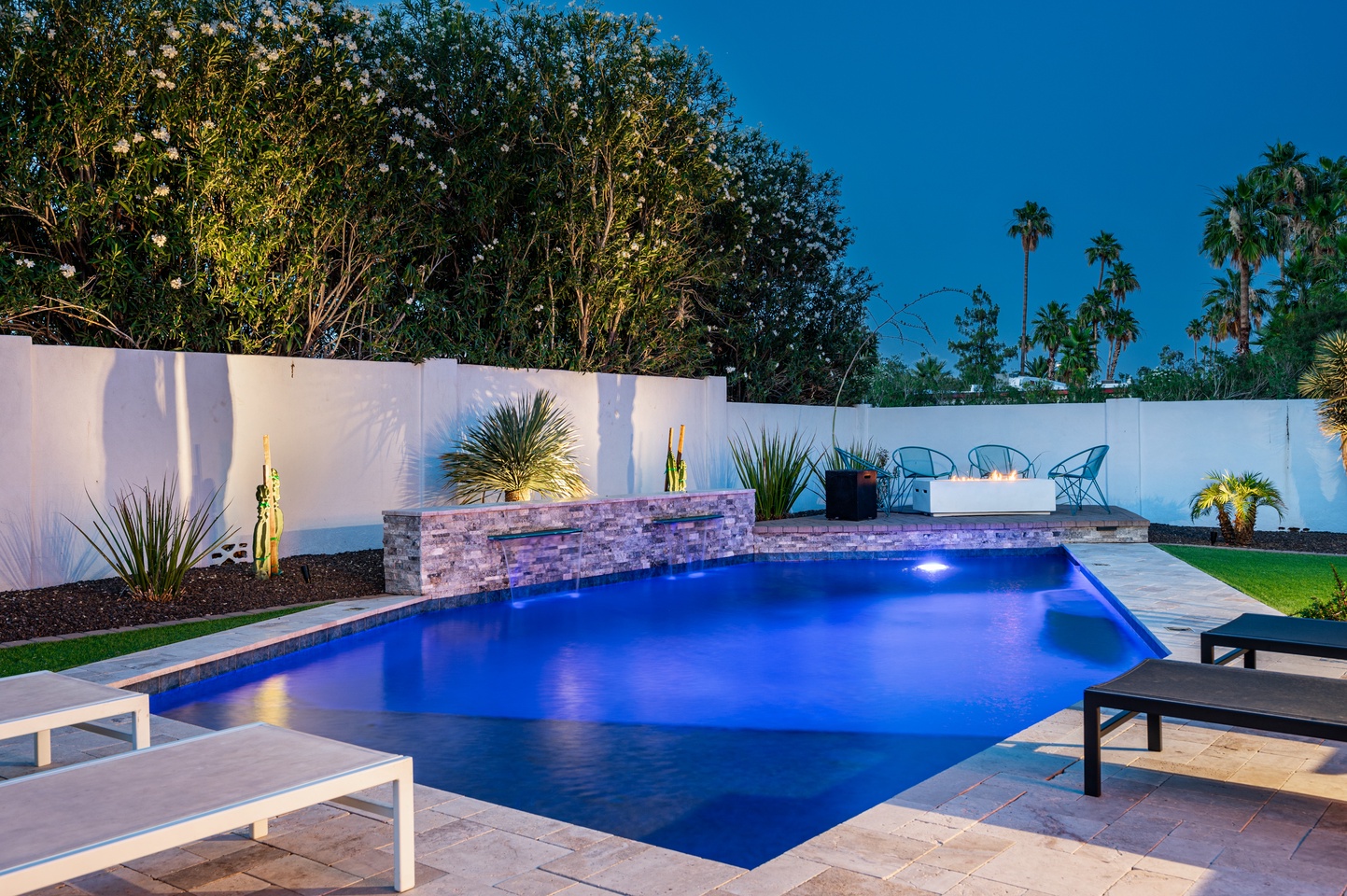 Enjoy a night swim!