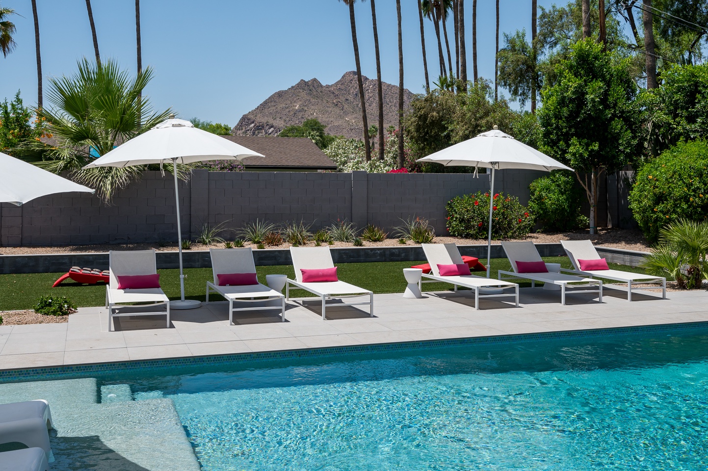 Views of Camelback from the pool!