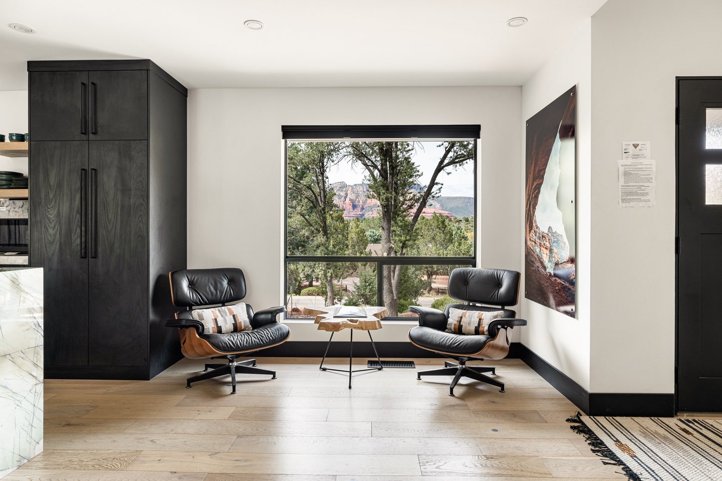 Comfortable seating areas