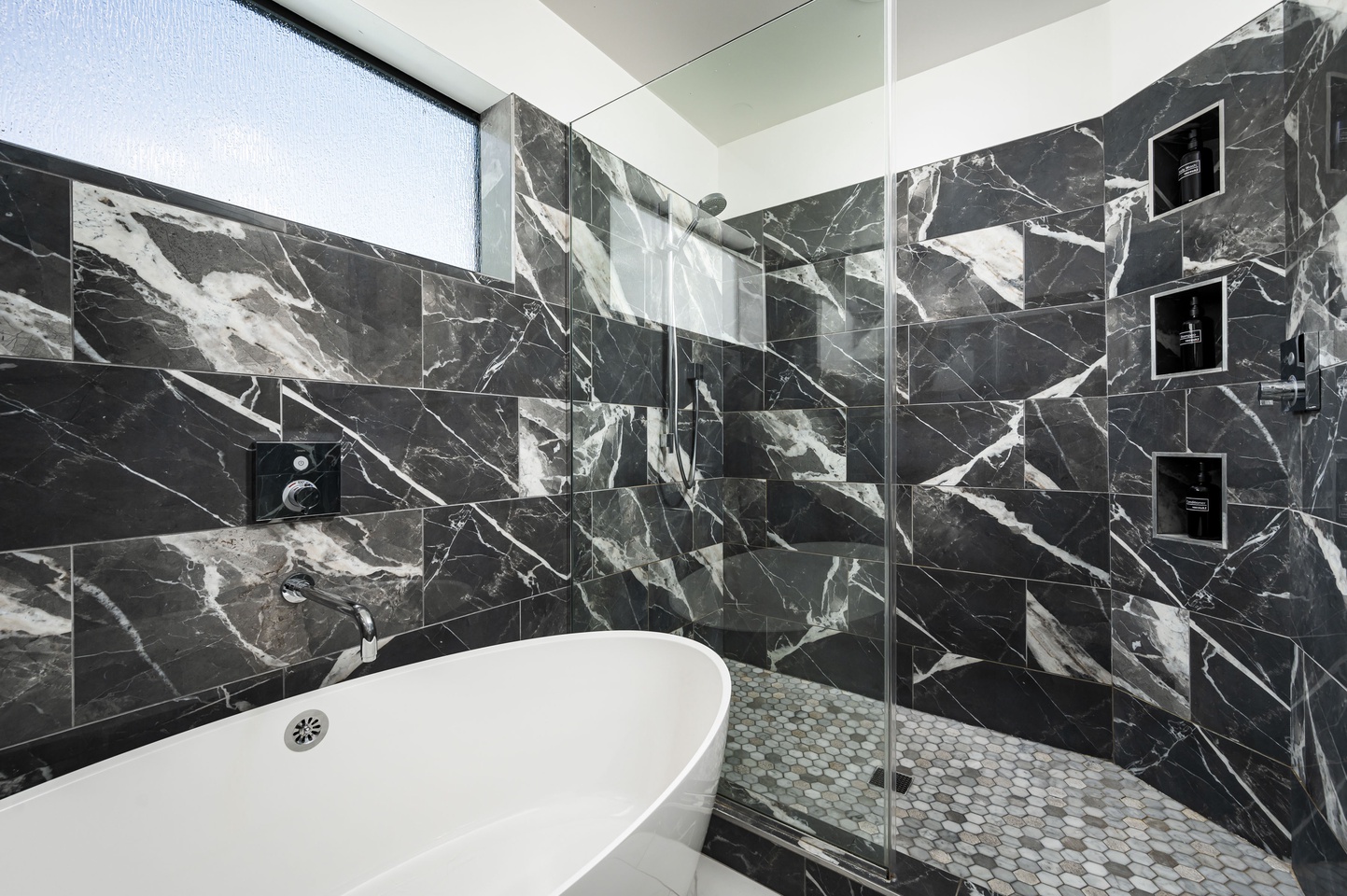 Bathroom 5 - Walk-in shower & freestanding tub