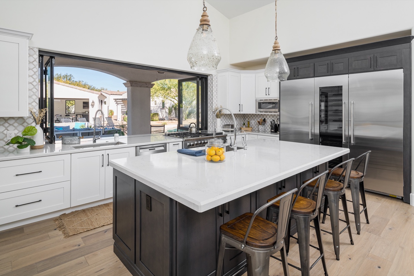 Fully stocked kitchen fit for a chef