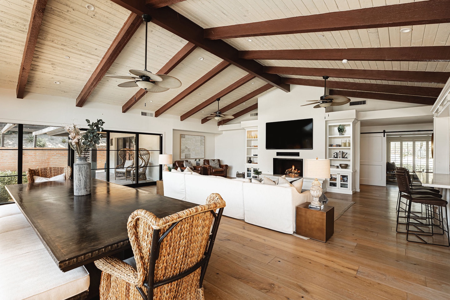 Open floor plan perfect for large groups