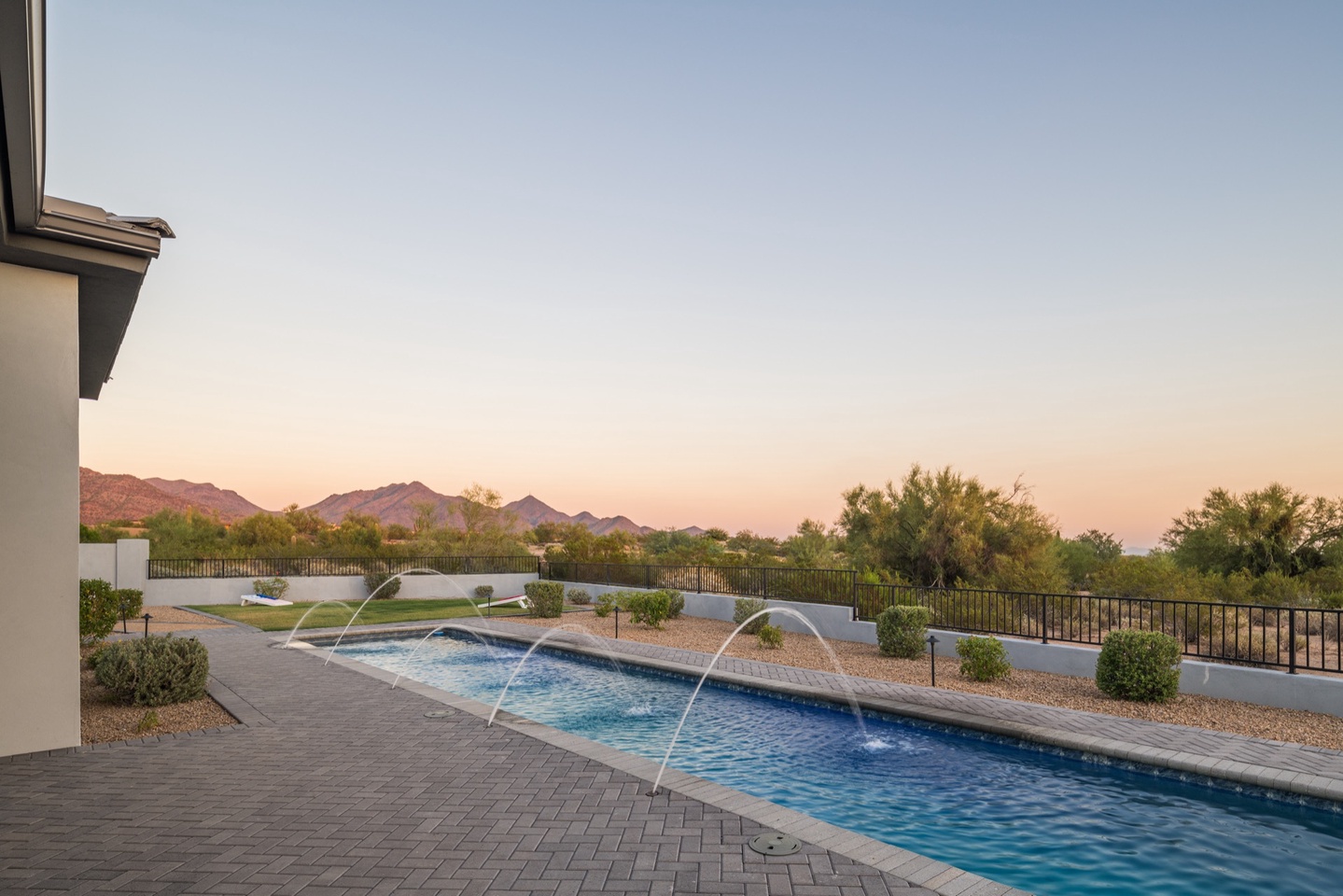 Swim in the 75ft long pool