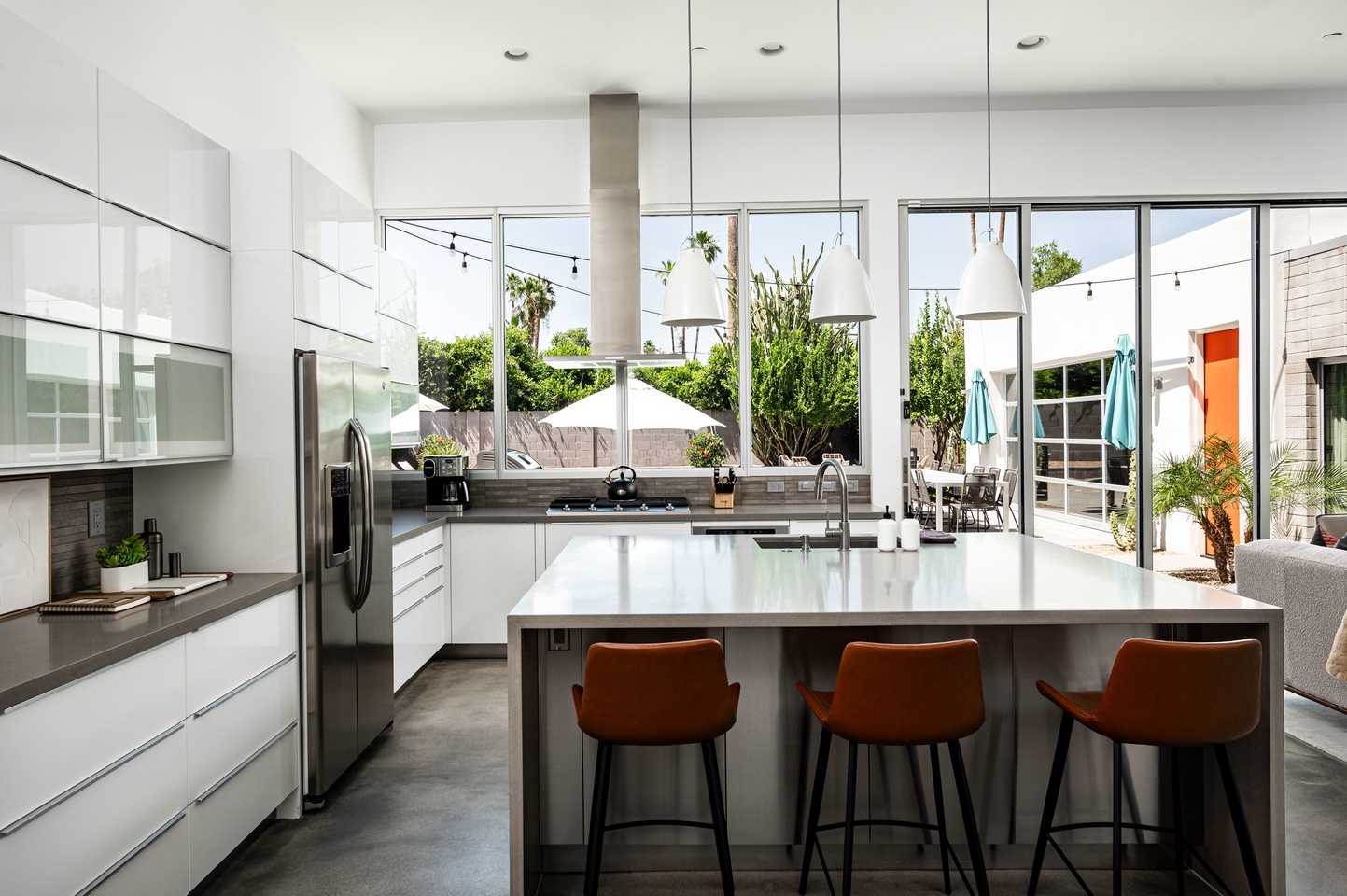 Fully stocked kitchen