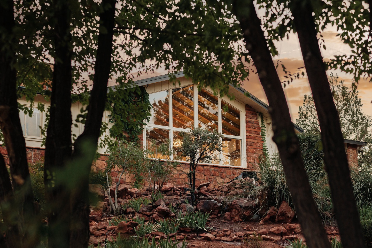 Mature vegetation creating the perfect backdrop