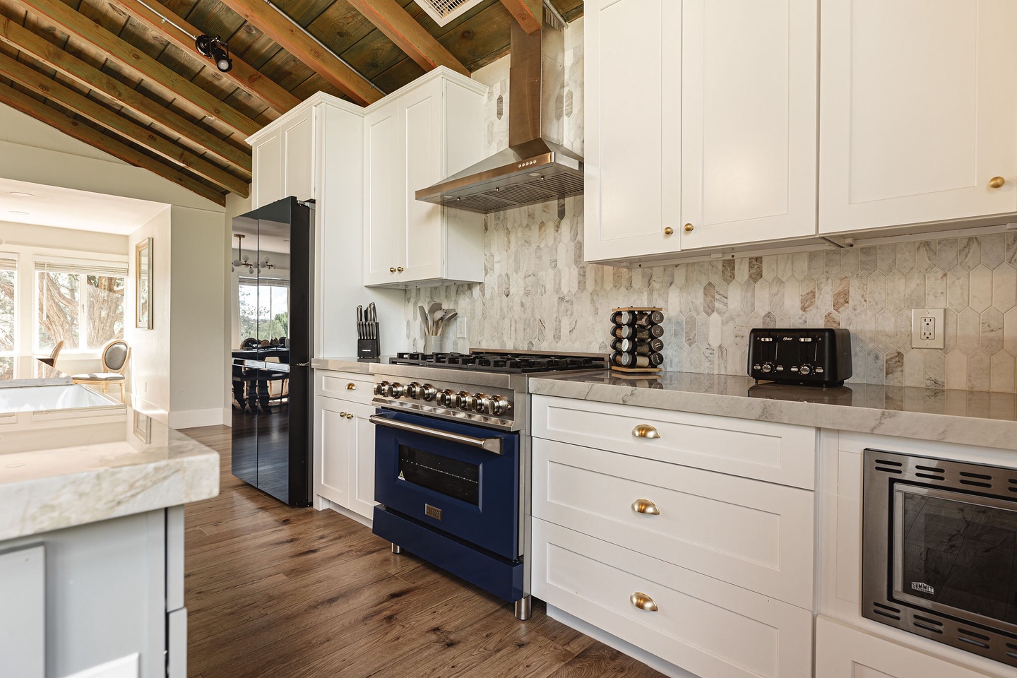 Newly built kitchen space