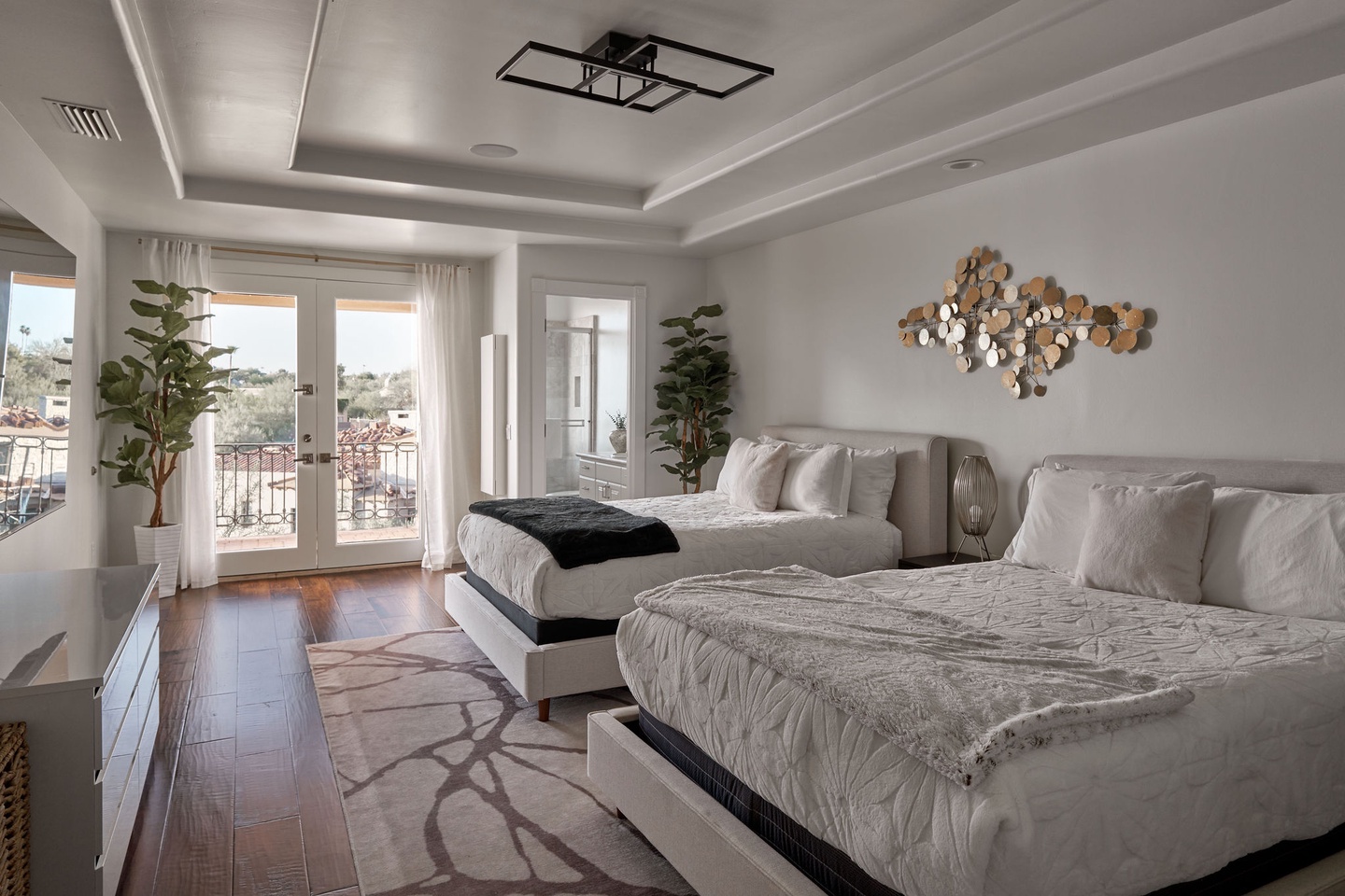 Bedroom 3 - Two Queen beds
